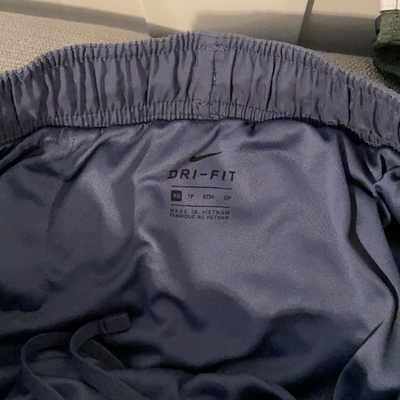 Nike Tempo XS Dri-Fit Shorts Blue Gray Womens - Picture 6 of 8